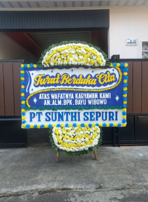 Papan Bunga Duka di Cigereleng